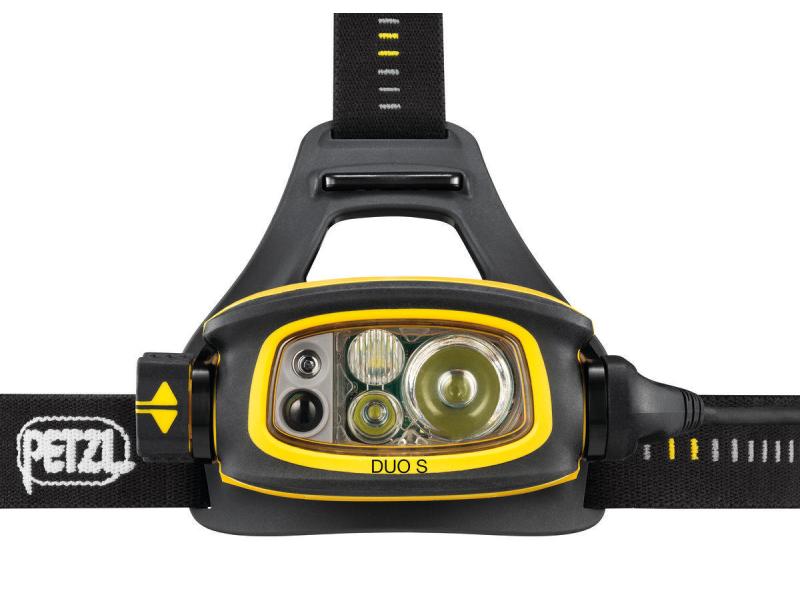Petzl Stirnlampe LED Stirnlampe Duo S Gelb/Schwarz Stirnlampe