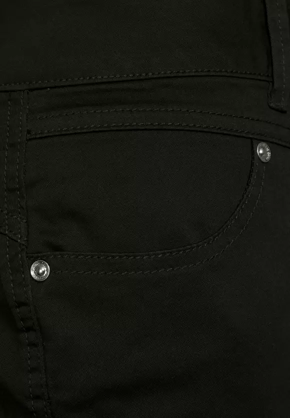 Casual Fit Hose in Unifarbe - bassy olive