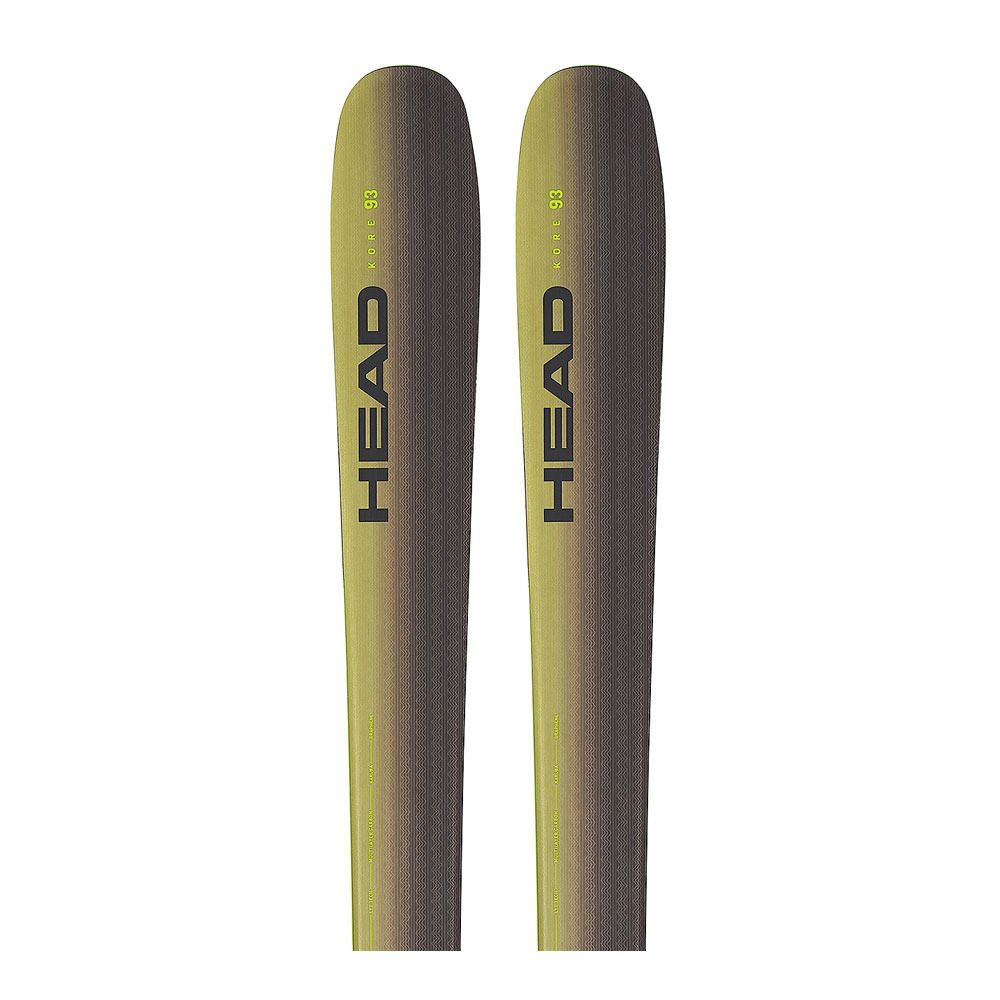 Head KORE 93 - Skis freeride Homme black/yellow