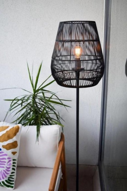 Lucide Nerida vloerlamp buiten IP44 zwart