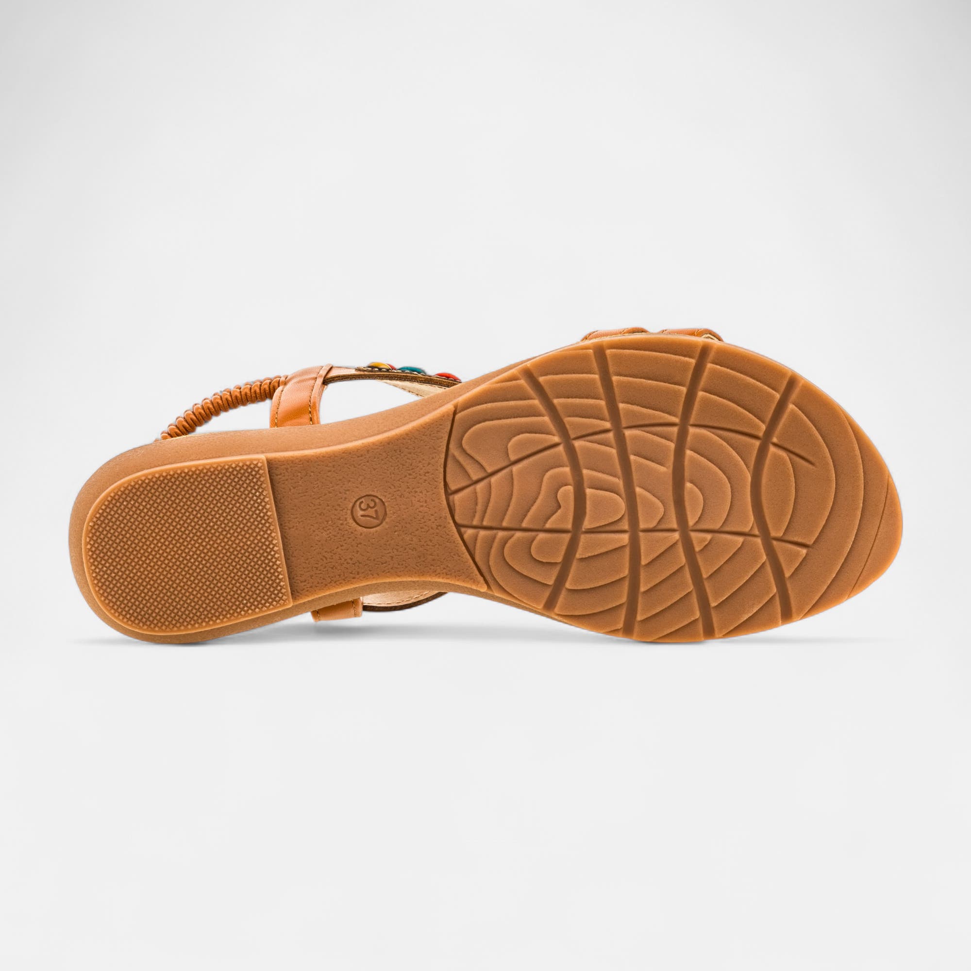 Nu-pieds Femme camel