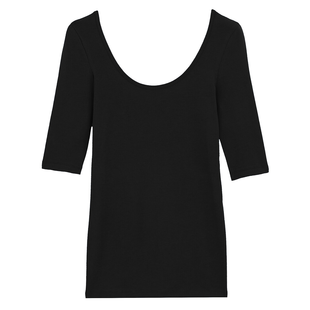 COLEÇÕES LA REDOUTE<br>T-shirt com gola larga