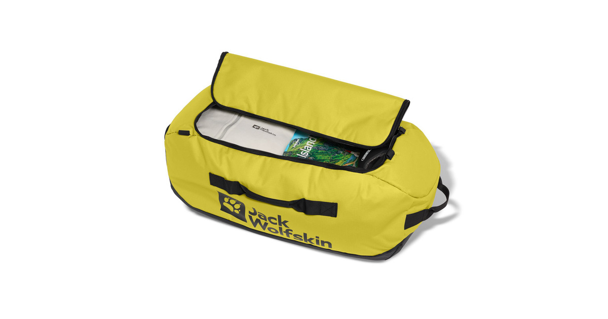 Jack WolfskinAll-in Duffle 65 rugzak  (Geel/zwart, 65 liter)