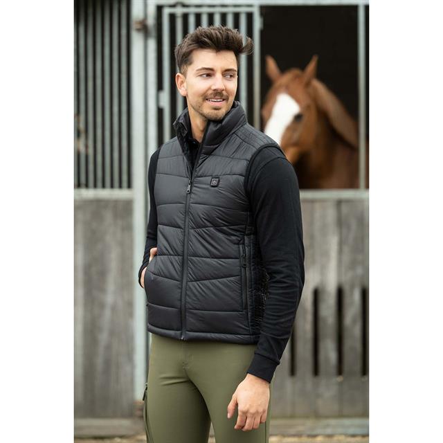 Bodywarmer HKM Heat Control Style Heating Men Zwart