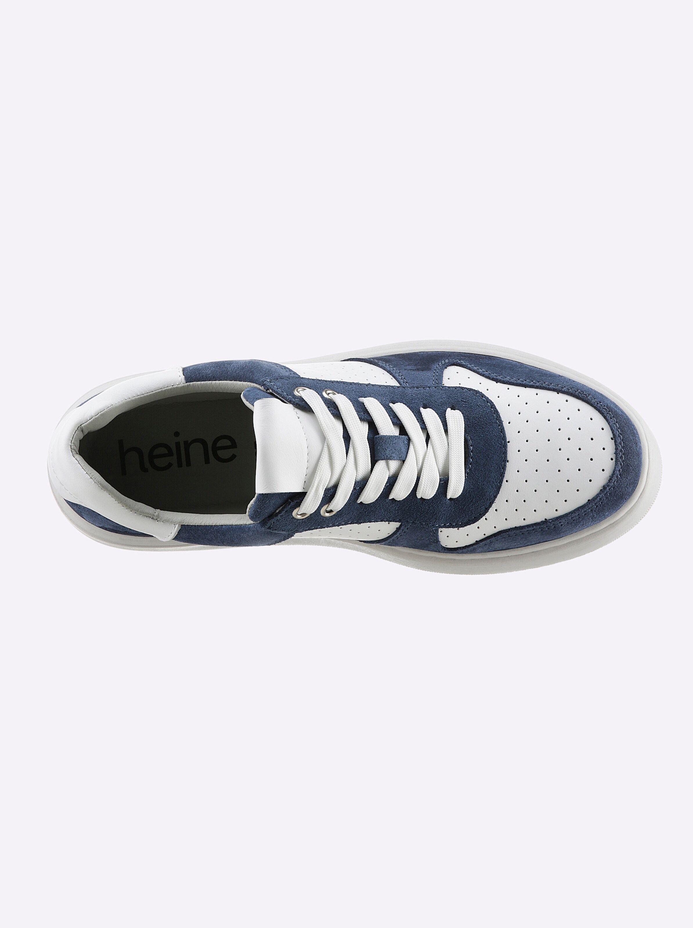 heine Sneaker in blau-weiß