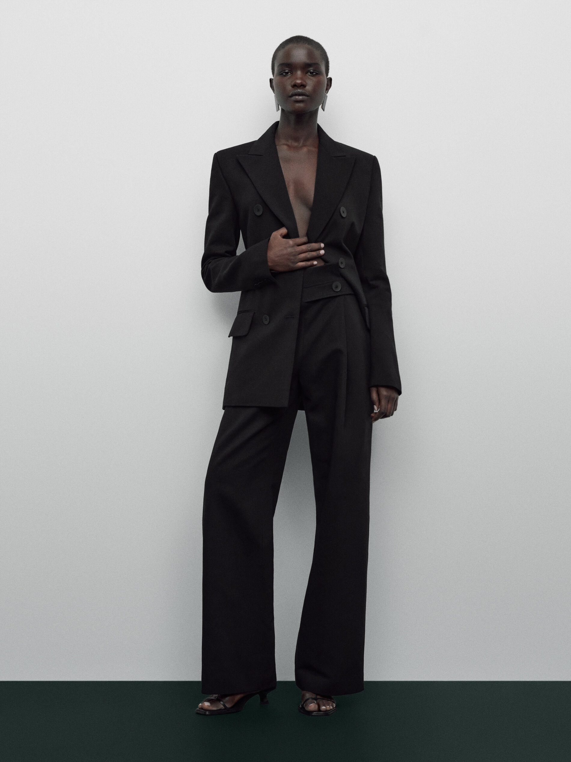 Pantalón traje negro Edição limitada - NEGRO