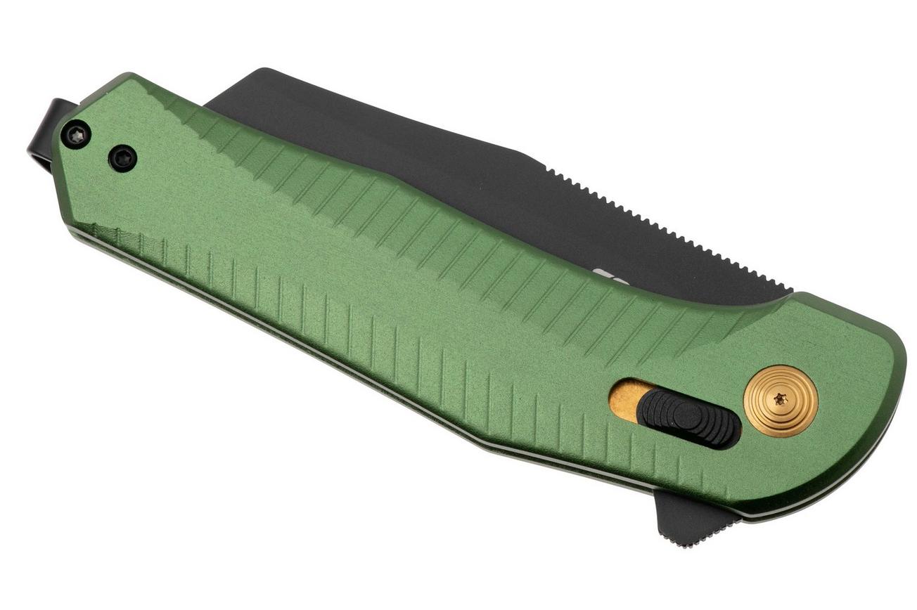 SOG Diverge XR 12-02-03-43, Black PVD D2, Forest Green Aluminum zakmes