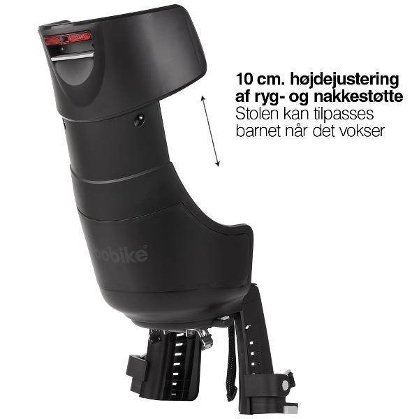 BoBike Barnestol exclusive Tour plus til bagagebære sort
