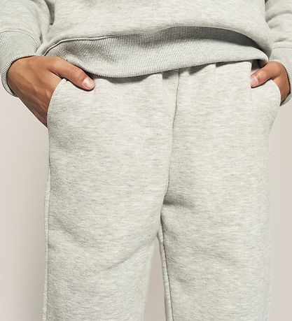 Grønt Sweatpants - Lilian - Gråmeleret