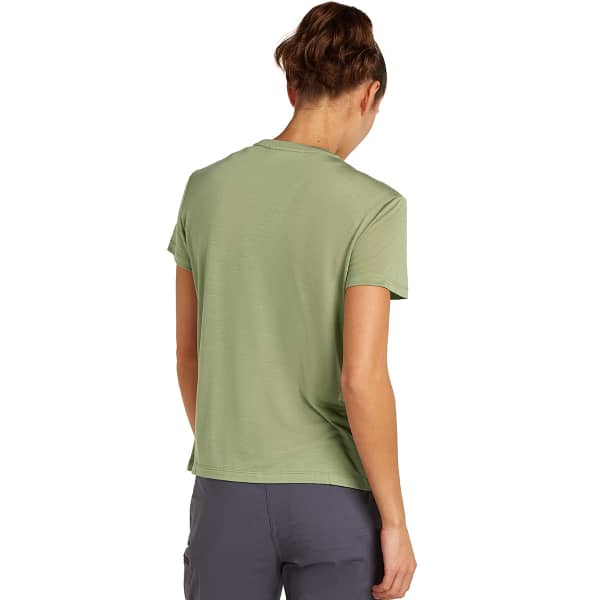 T-shirt randonnée ICEBREAKER W MERINO CORE SS TEE LICHEN