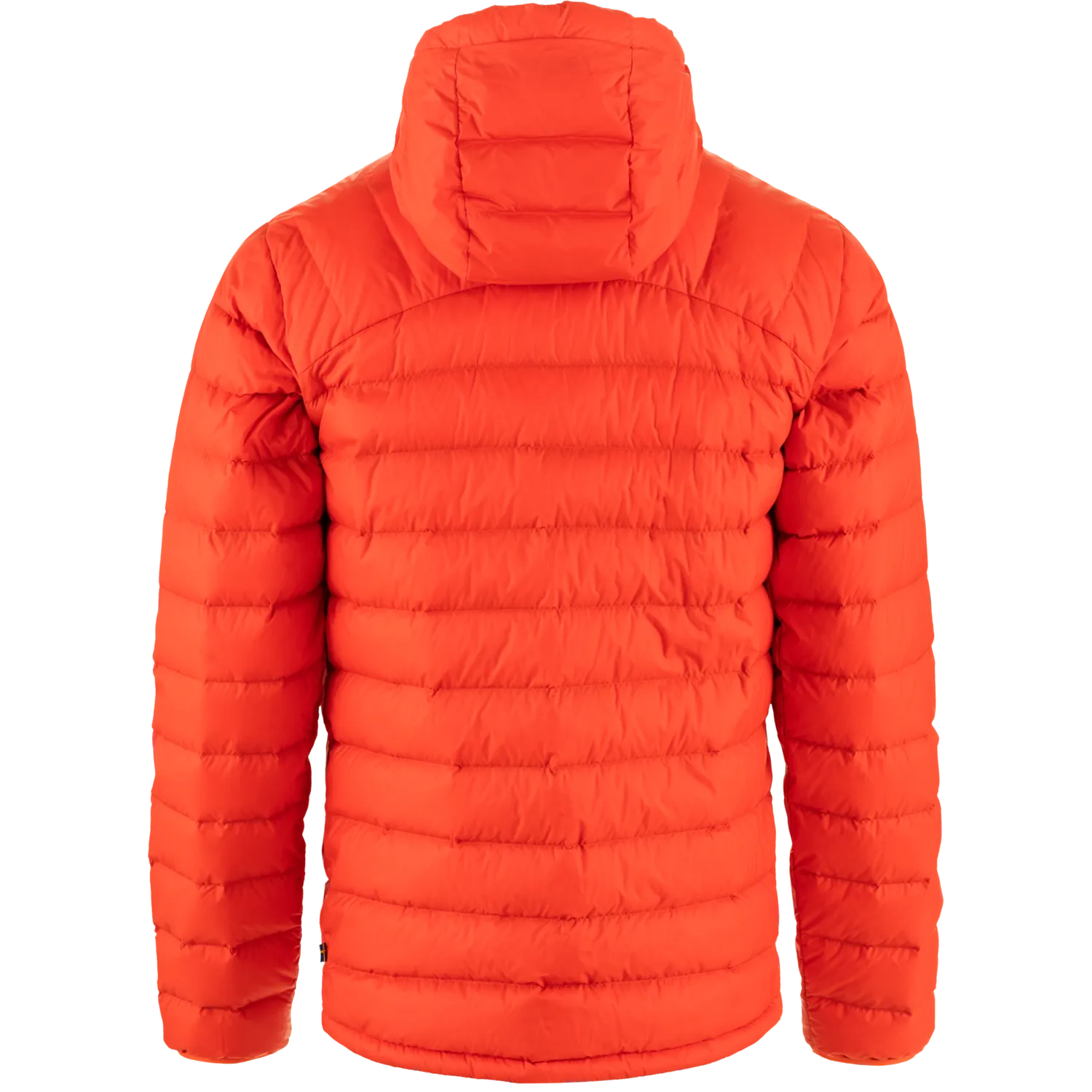 Fjällräven Men's Expedition Pack Down Hoodie Flame Orange-Un Blue