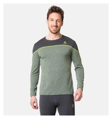 Base Layer Odlo Revelstoke Performance Wool Warm Vert