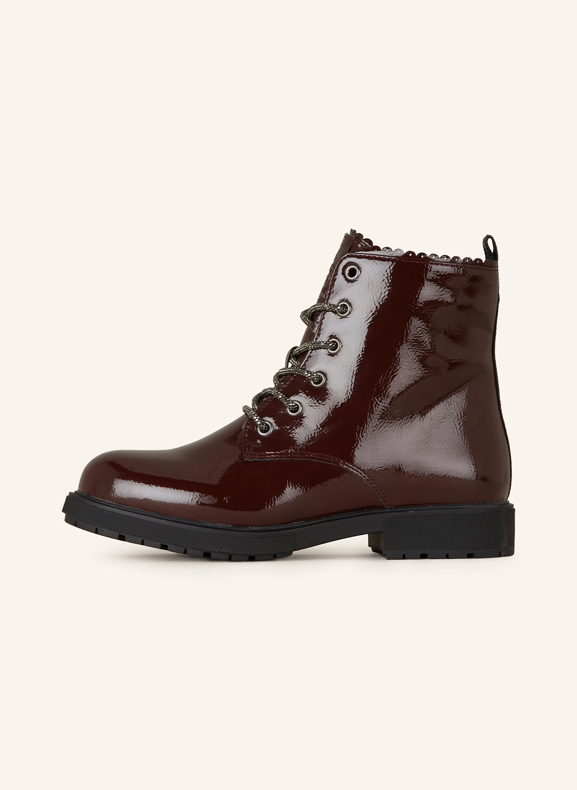 GIOSEPPO Schnürboots mit Schmucksteinen