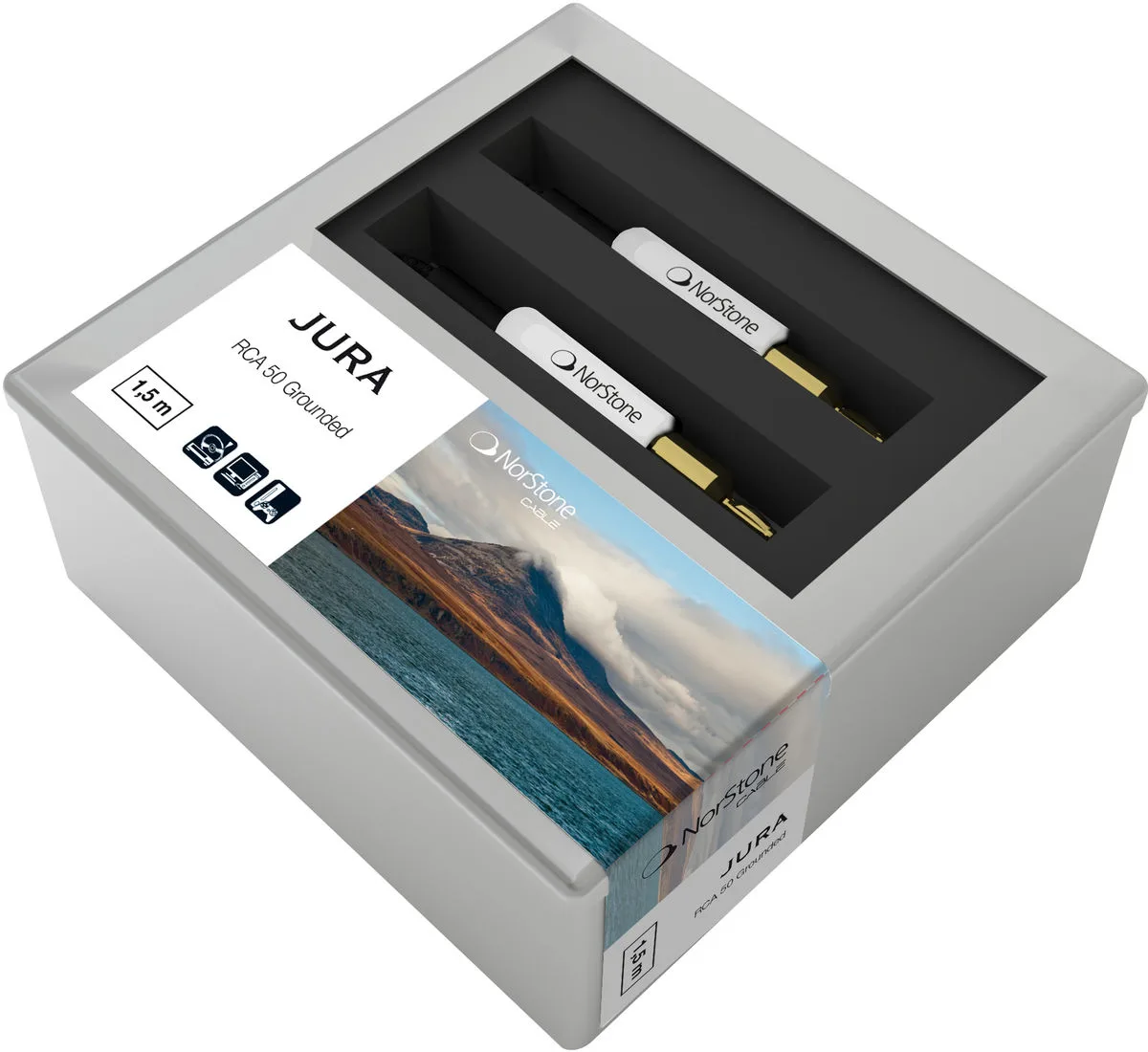 NorStone Jura RCA (1,5 m) Câbles phono