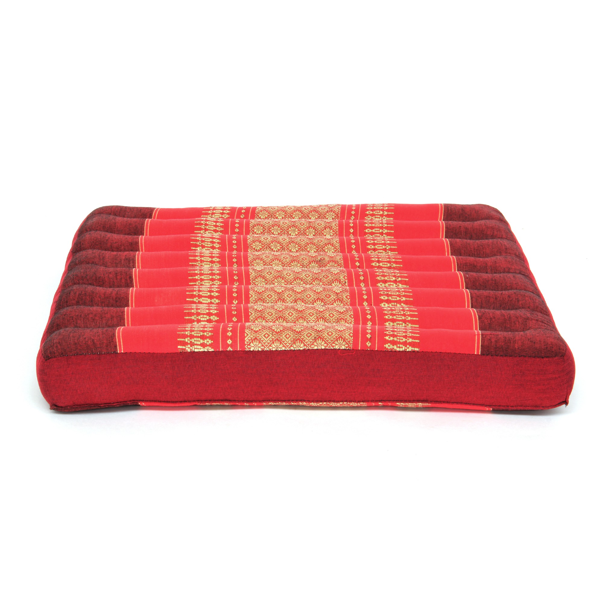Kapok-Kissen, rot, B 50 cm, L 50 cm, H 5 cm von fischer's lagerhaus