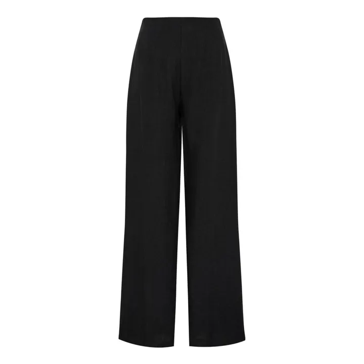 St Agni Pantalon Lin | Noir