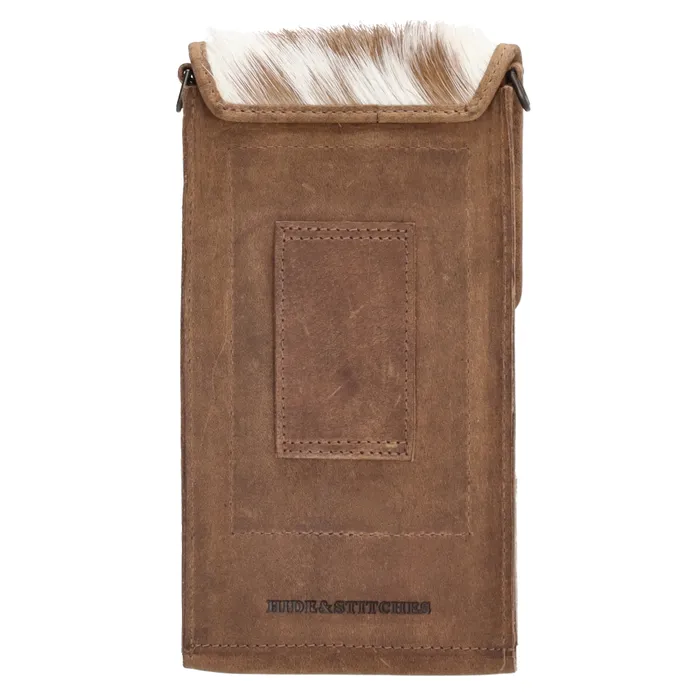 Hide & Stitches Yellowstone Telefoontasje Vacht Bruin