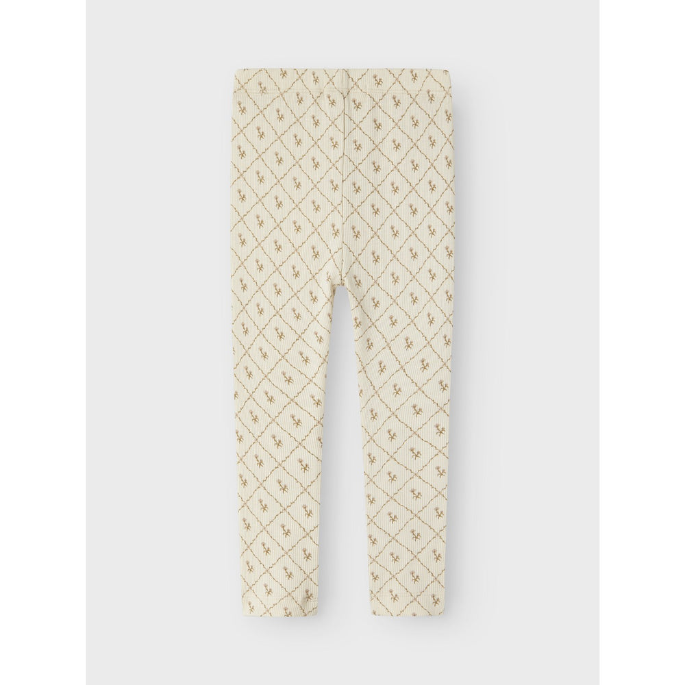 Køb Lil'Atelier Turtledove Vintage Flower Gago Kye Slim Leggings