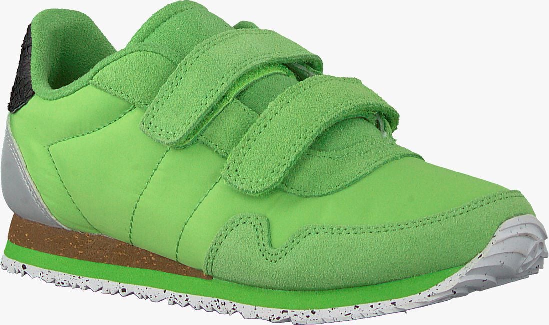 WODEN groene woden lage sneakers nor suede