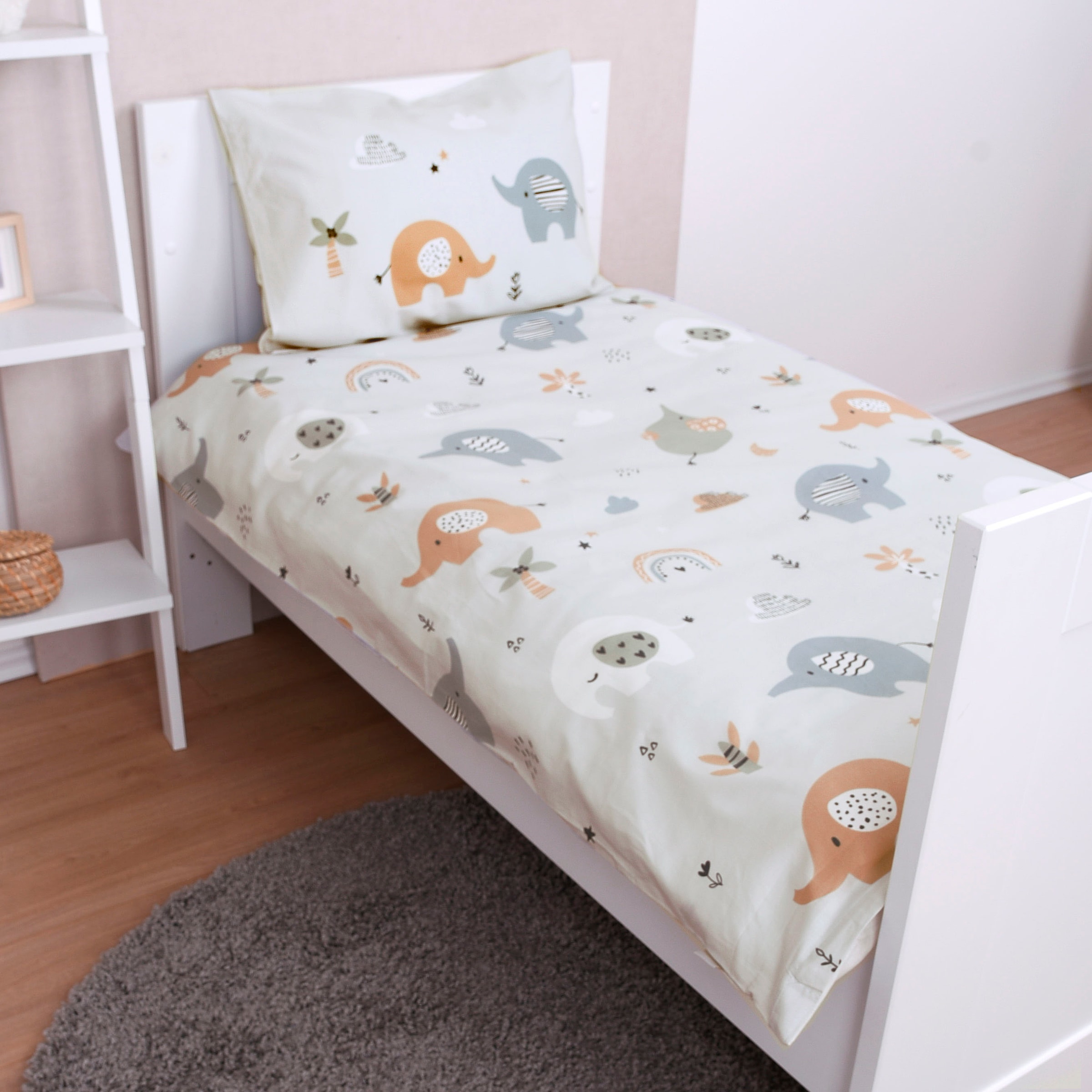 Baby Best Babybettwäsche »babybest Elephants« 2 Stk. tlg. mit liebevollem Motiv