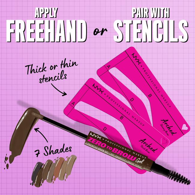 NYX Professional Makeup Zero To Brow Gel Espresso