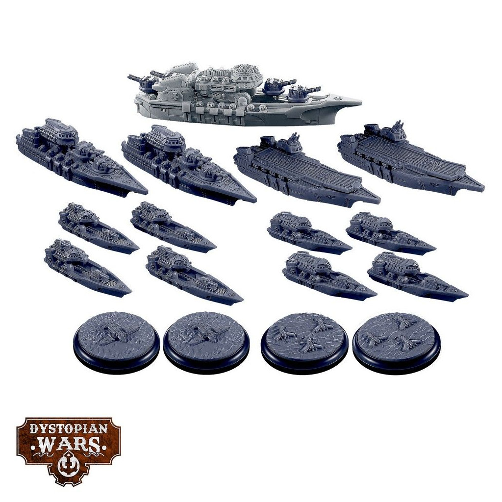 Dystopian Wars: Imperium Starter Set - Faction Battlefleet