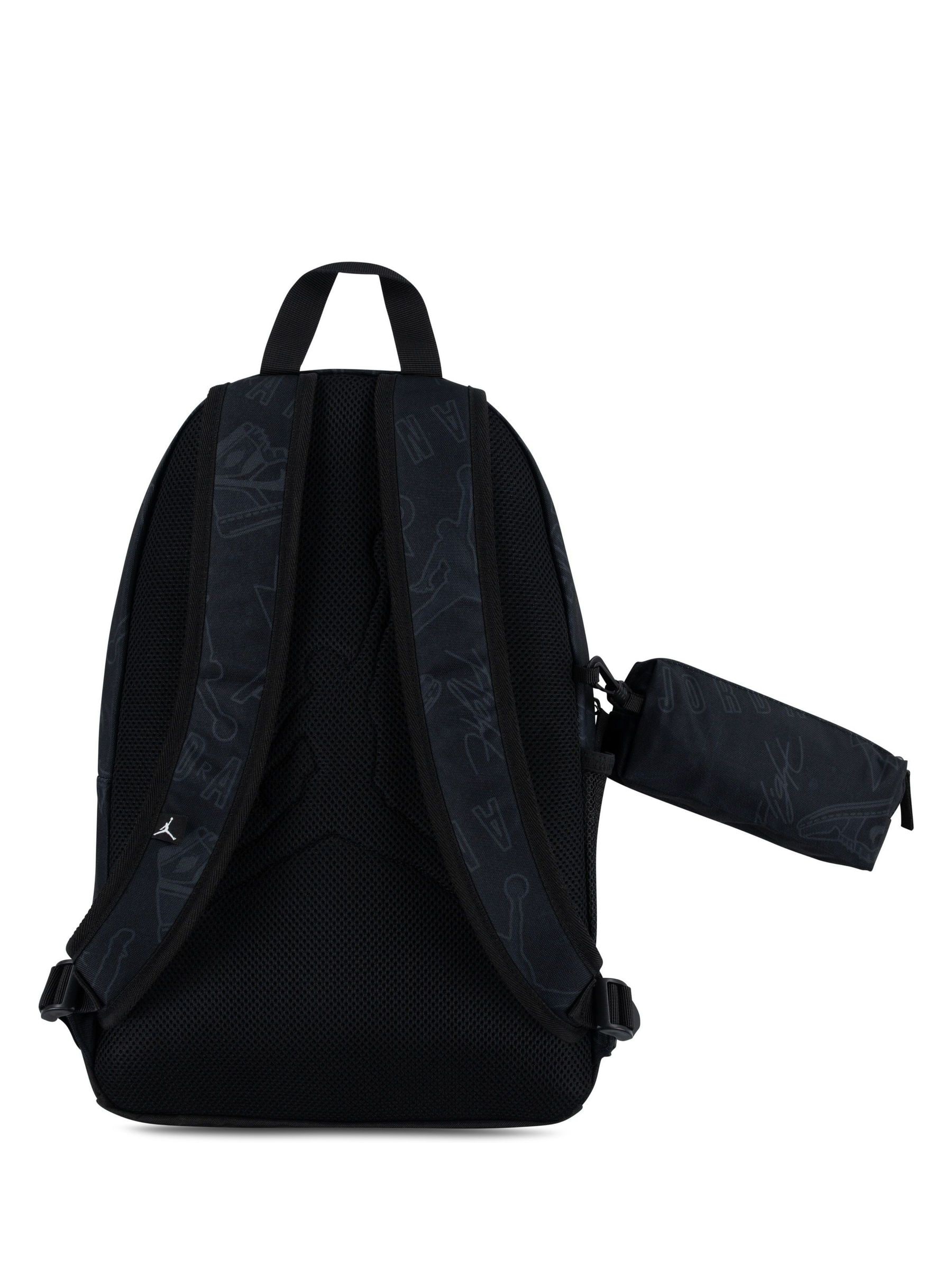 Zwart/rood - Jordan Jan Air School Backpack