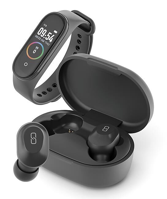 LEDWOOD - ECOUTEURS TWS + BRACELET TRACKER D'ACTIVITE KEPLE