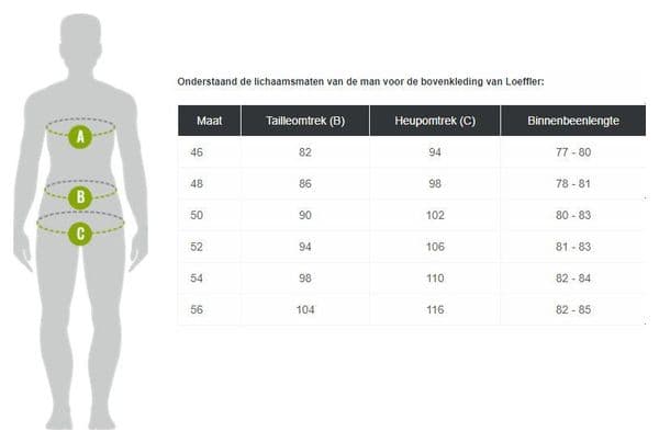 Loeffler Pantalon de randonnée Zippé pour hommes CSL - Noir
