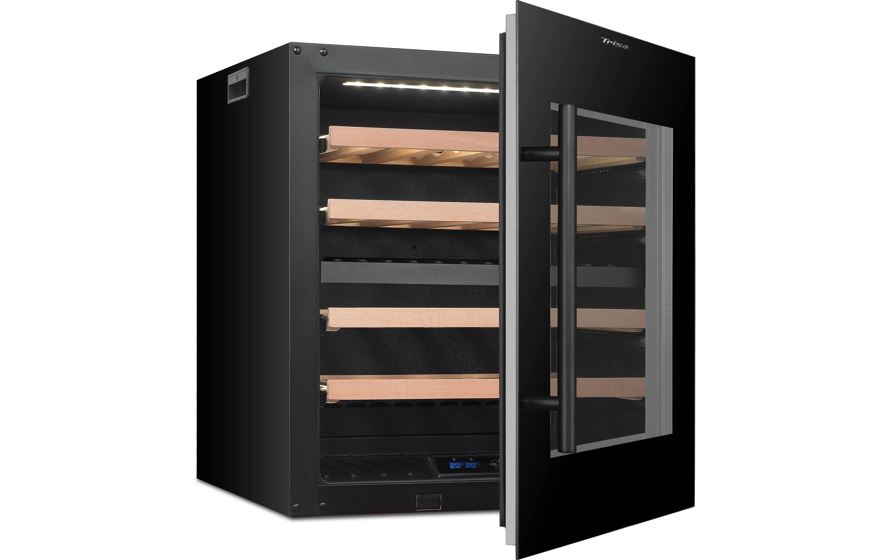 Einbauweinkühlschrank Dual Zone Schwarz, Rechts<br>Weinkühlschrank