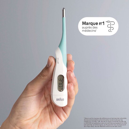 High Speed Thermomètre numérique - PRT1000   Blanc        de               Braun