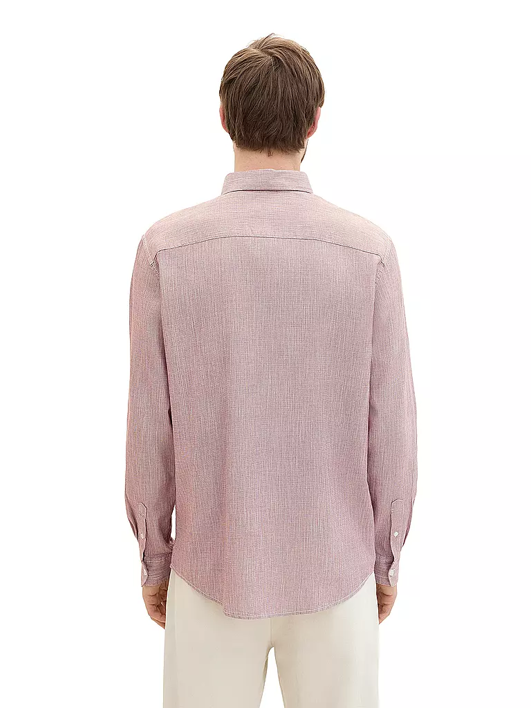 TOM TAILOR Hemd Regular Fit  rot