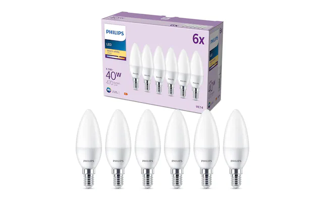 Philips LED-Leuchtmittel »(40W), 4.9W, E14, War« E14 Warmweiss