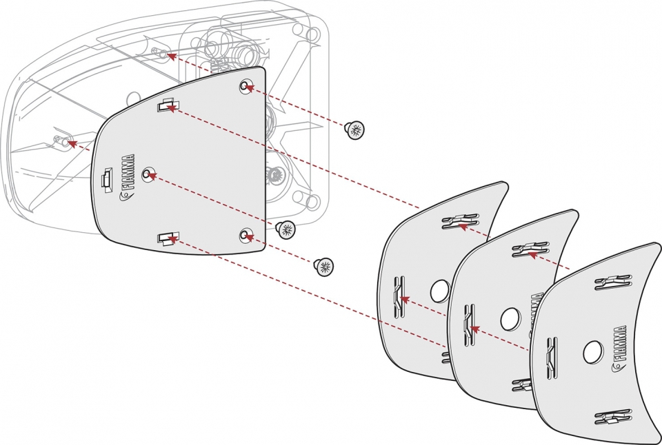 Kit Spacer Safe Door >2017 grau
