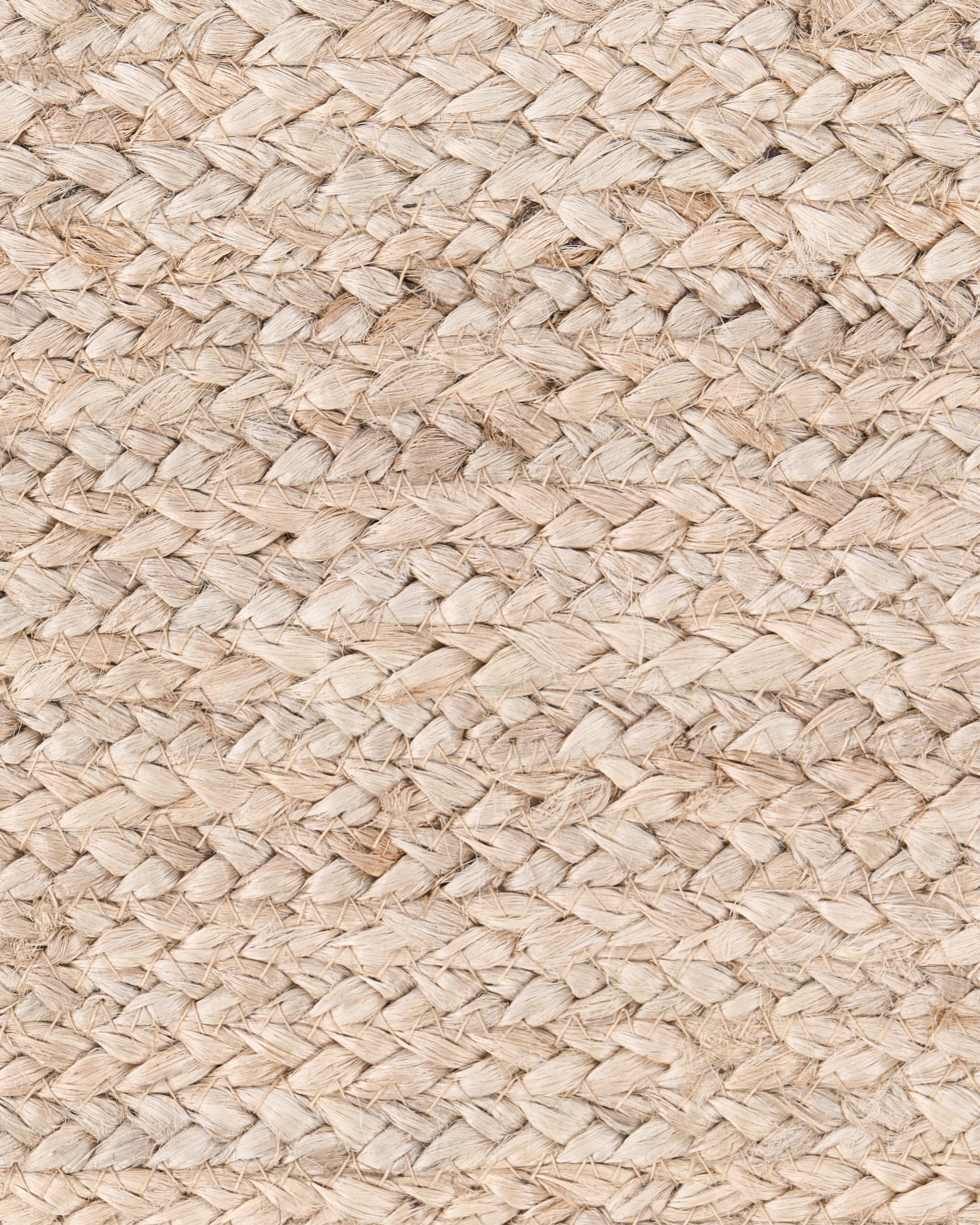 Vloerkleed DEMIRCI Beige 80 x 300 cm Jute