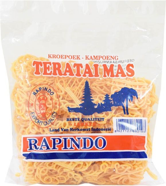 Rapindo Kroepoek Teratai Mas (ongebakken) 250g