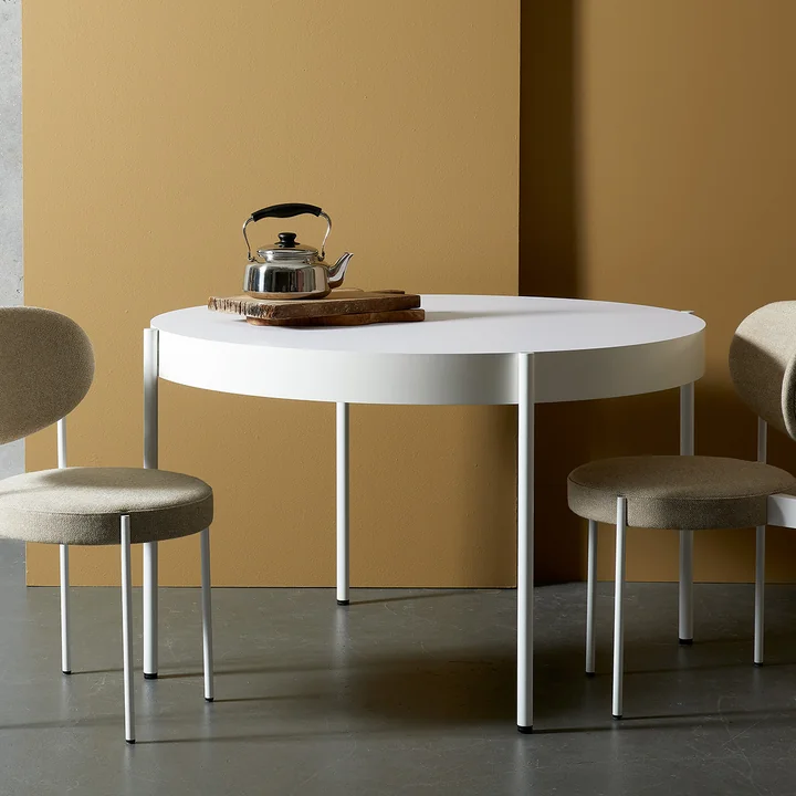 Verpan - Tisch 430, Ø 120 cm, schwarz
