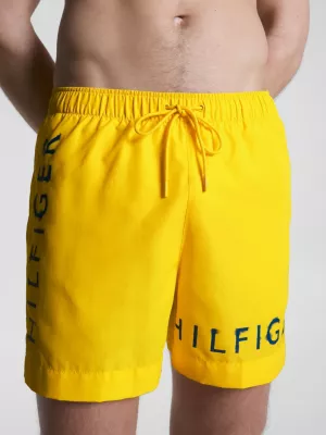 Calções de banho de comprimento médio com o logótipo da Hilfiger.