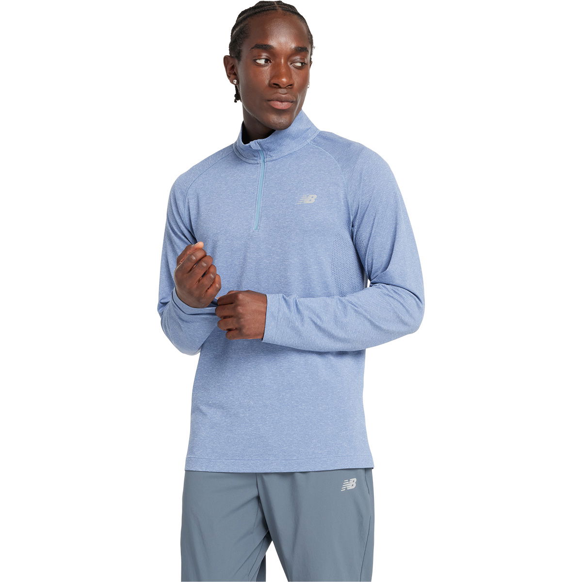 New Balance Athletics Seamless 1/4 Zip Træningstrøje Herre