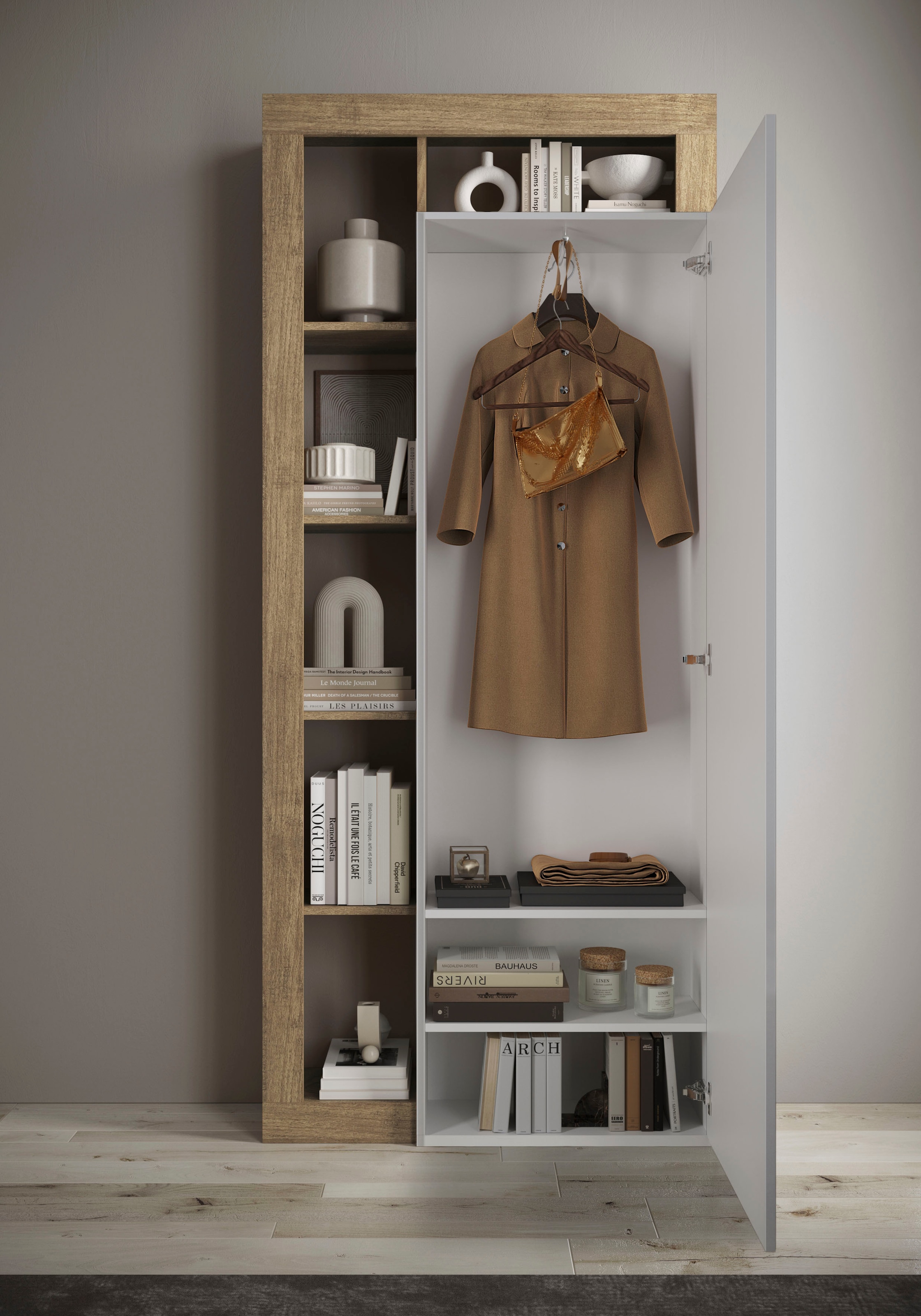 INOSIGN Garderobenschrank »Hamburg, Breite 91 cm« Höhe 209 cm