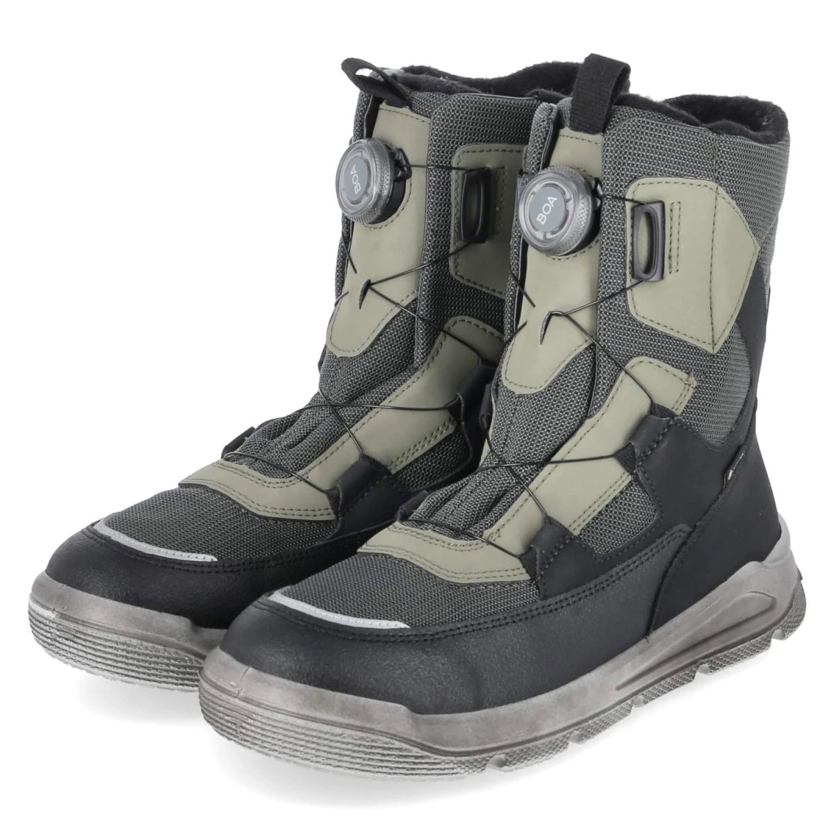 SuperfitSnowboots MARS - grün/schwarz