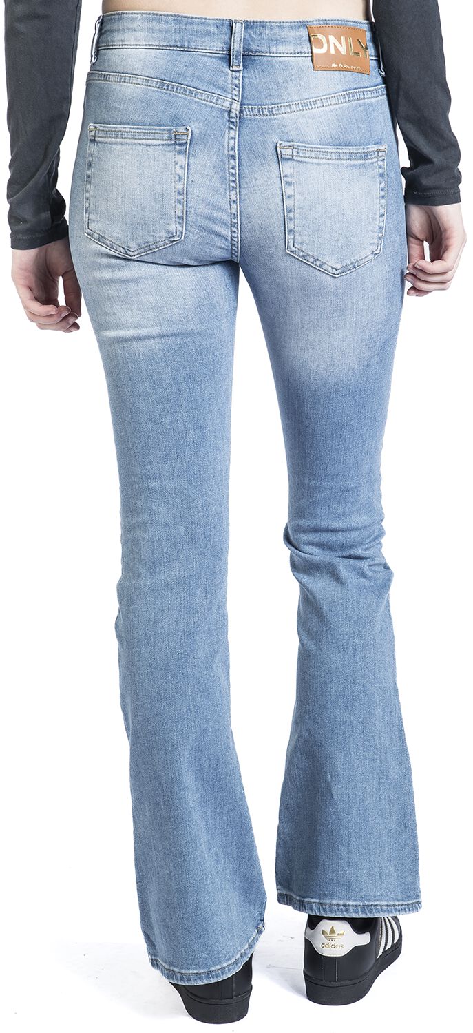 Onlblush Mid Flared DNM TAI467 | Only Jean