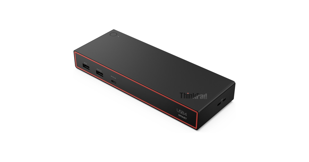 LenovoThinkPad USB4 Smart Dock 5500 dockingstation  (Zwart)