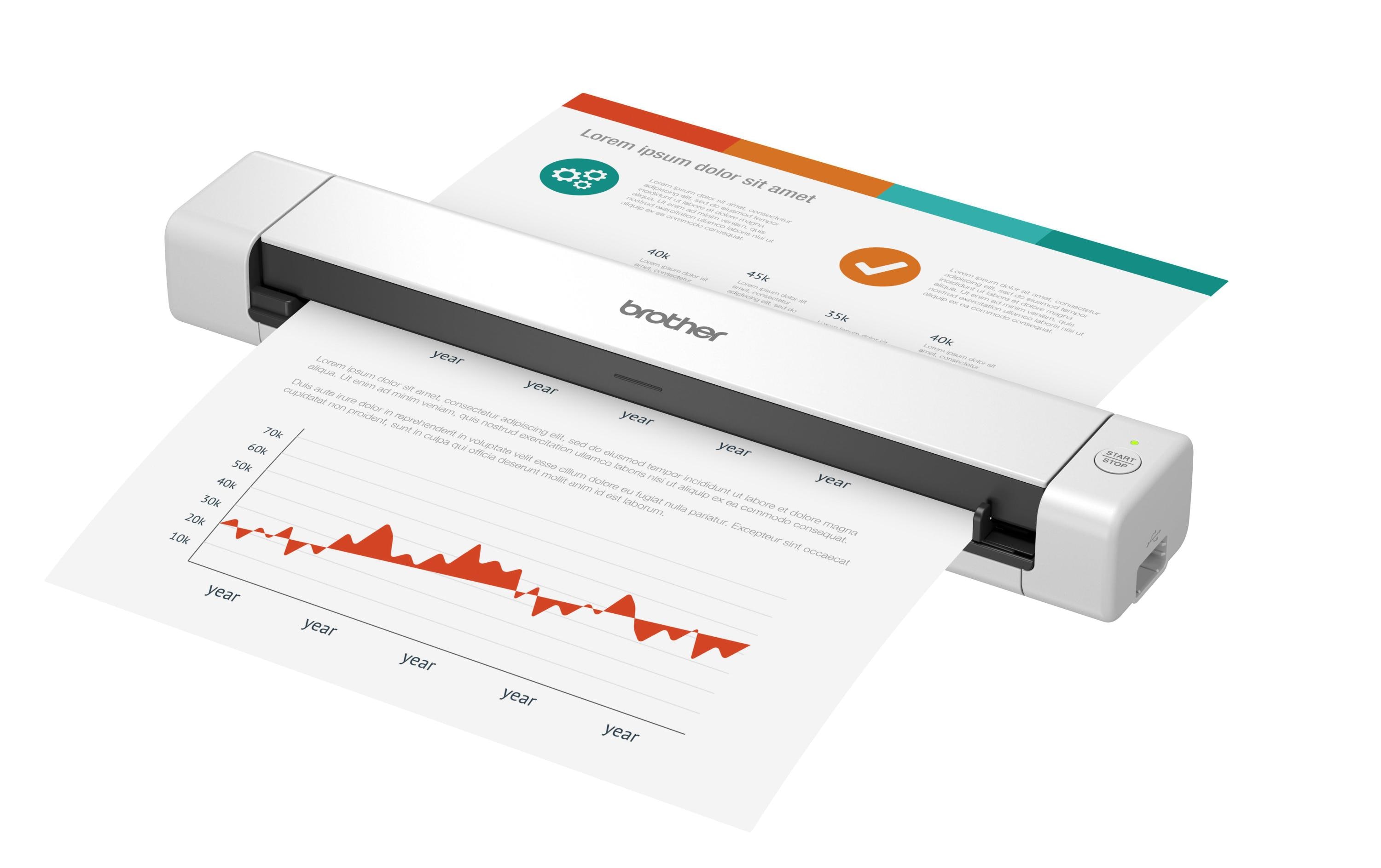 Mobiler Dokumentenscanner DS-640Mobiler Scanner mit automatischem Dokumenteinzug