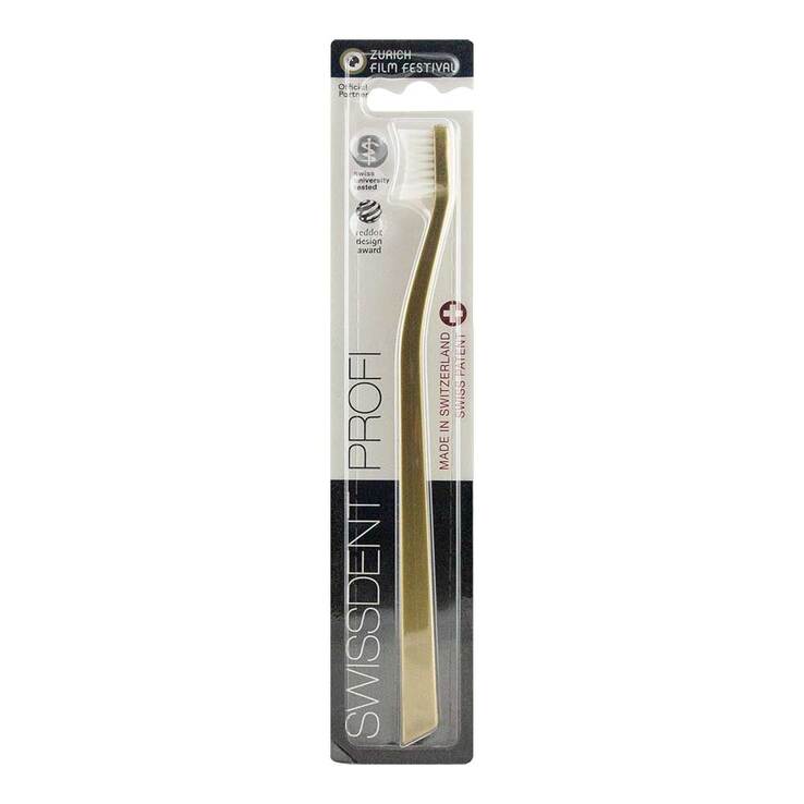 Swissdent Whitening classic Zahnbürste gold, 1 St