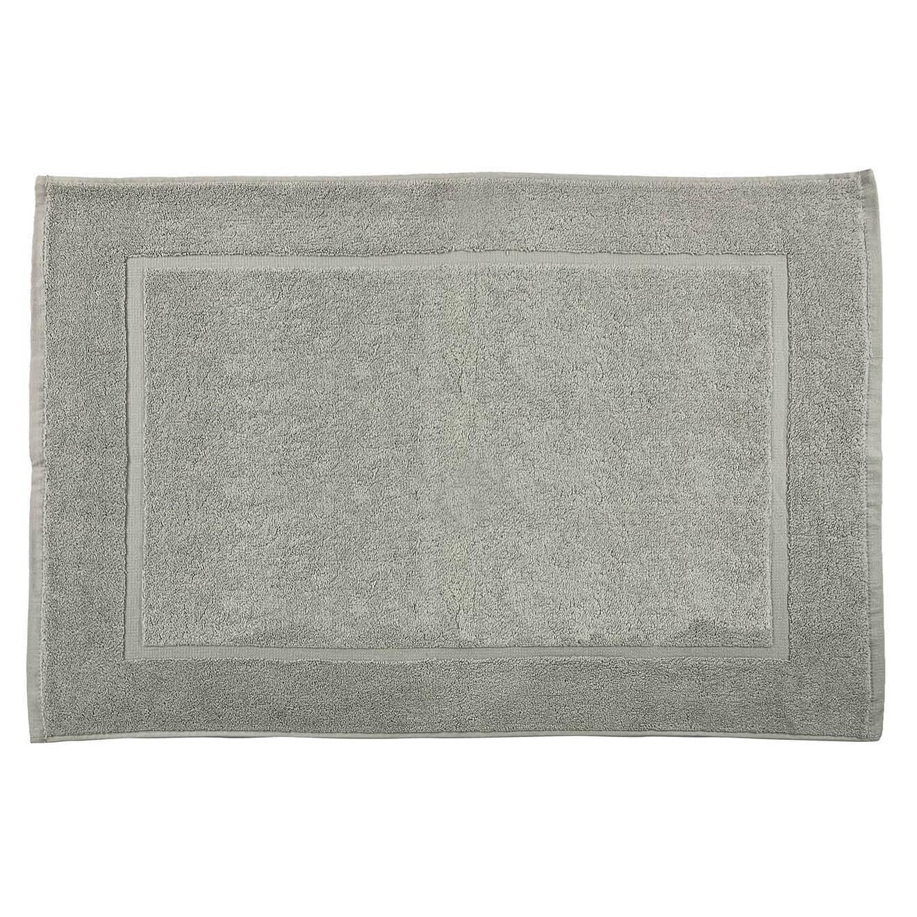 Soft by Perle de Coton Tapis de bain argenté - 50x80 cm