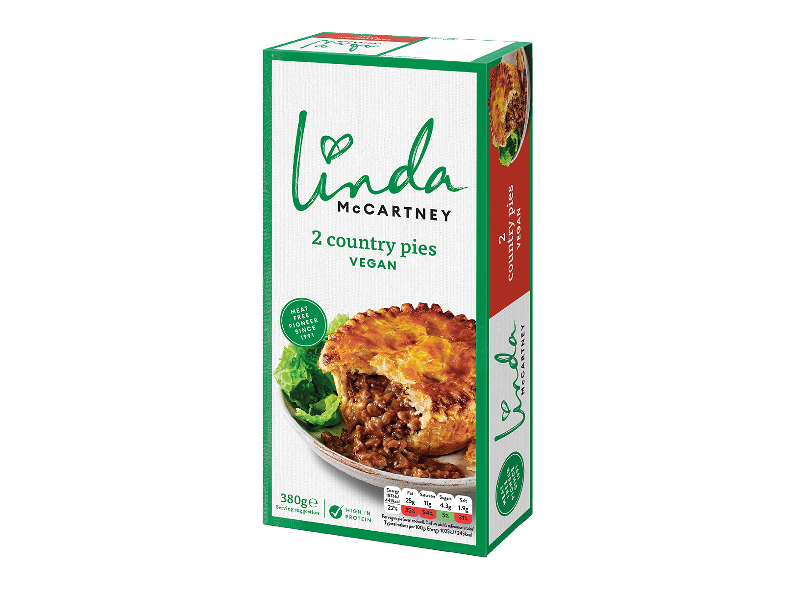 EMPADAS LINDA MCCARTNEY VEGAN TRADICIONAIS 380G