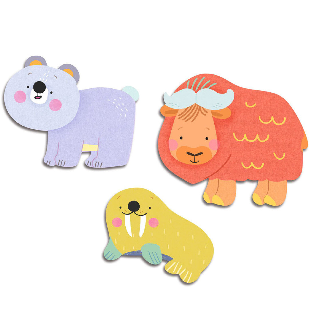Djeco stickers dieren van de ijsvlakte - 62st