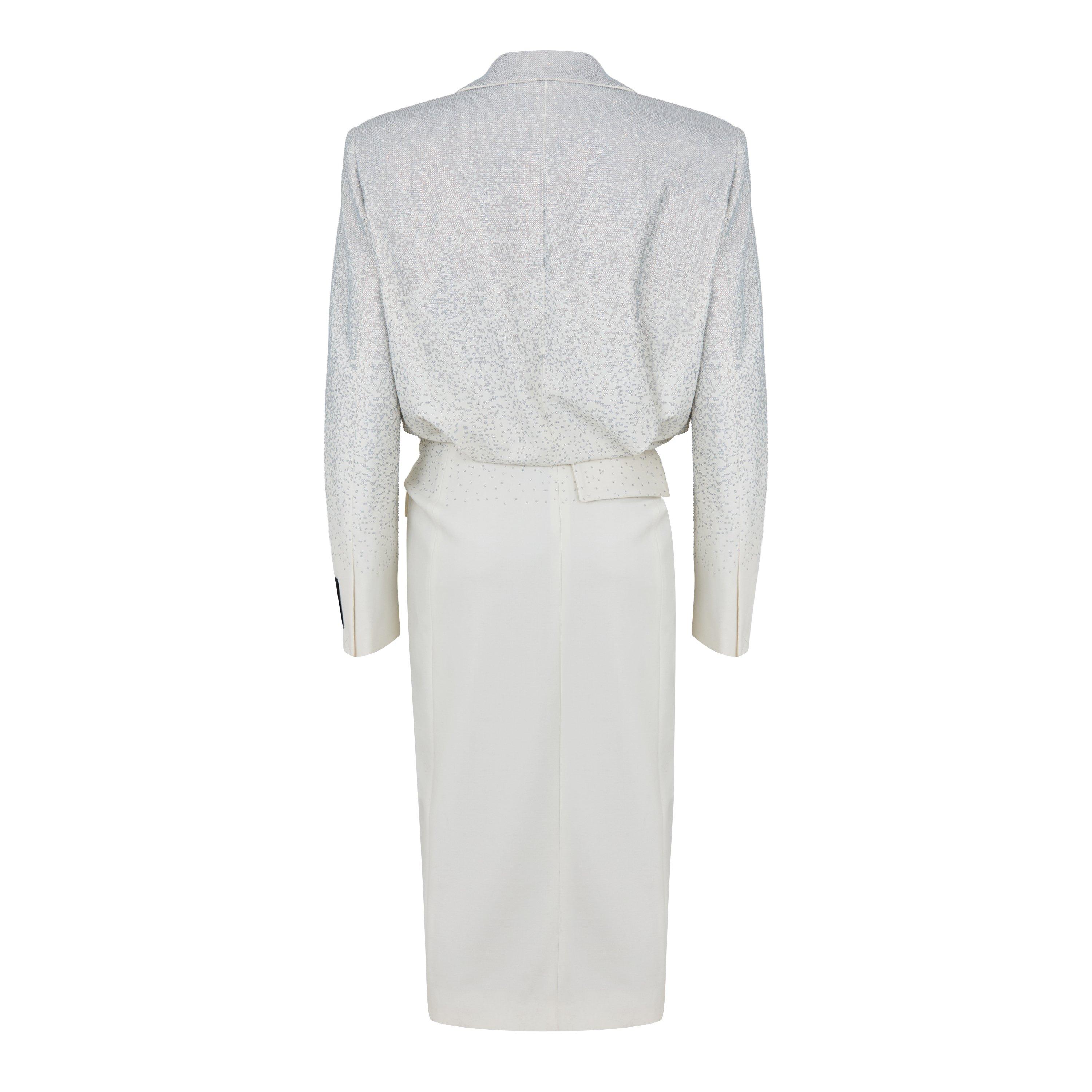 Off White Blazer Dress