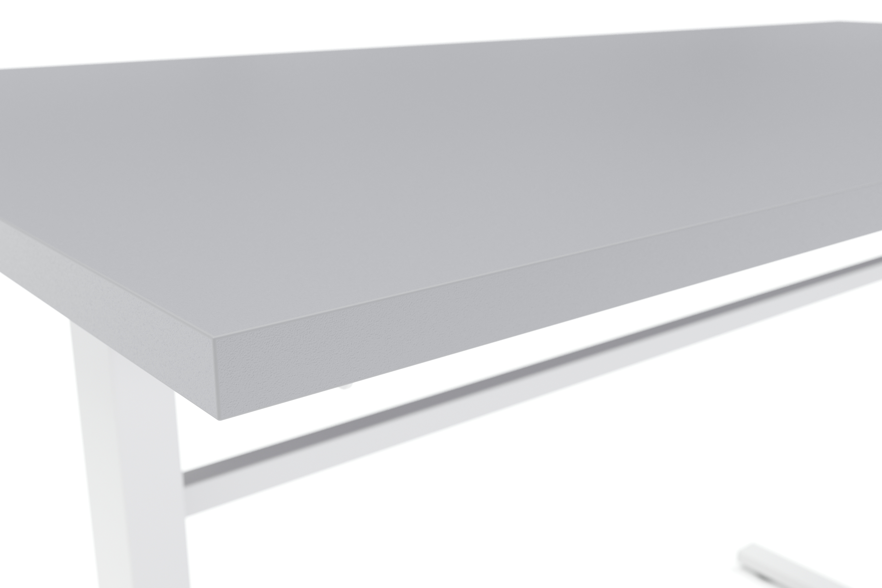 Stehpult manuell höhenverstellbar grau/weiss 120 x 60 cm